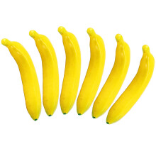24Stk Imitierte Bananen Figuren Natürliche Früchte Für Display