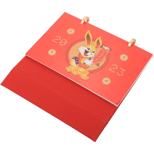 4Stk Roter Kalender 2023 Mit Spiralring, Und