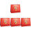 4Stk Roter Kalender 2023 Mit Spiralring, Und 2