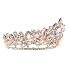 5Stk Braut Tiara Roségold Hochzeit Haarschmuck Damen