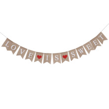 2Stk Liebe Banner Hochzeitsgirlande Mehrfarbig Partydeko