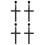 2Paare Unisex Dangle Ohrringe Für 5