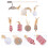 2Sets Interaktives Katzenspielzeug Mäuse-Stick Mit 8