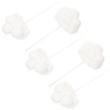 25Stk Geburtstags Cake Picks Weiß Wollgarn Cupcake Topper Partydeko