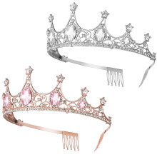 6Stk Glitzernde Braut Tiara Aus Legierung Für Festliche Anlässe