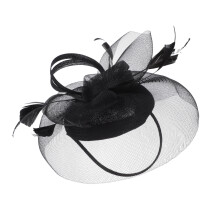 2Stk Damen Fascinator Haarreif Mesh Für Hochzeit Bankett