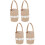 4Stk Blumenkörbe Hochzeit Bunt 7