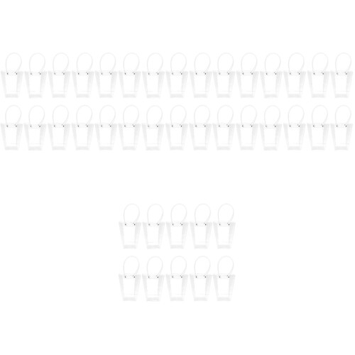 40Stk Dicke Blumentaschen Transparent Robust Für Geschenke 2