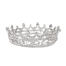 3Stk Hochzeitskrone Silber Mit Kristallen Damen Haarschmuck Elegant