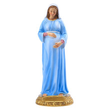2Stk Resin Skulptur Religiöse Für Schreibtisch Bunt