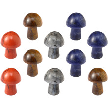 20Stk Mini Kristall Charm Deko Pilzverzierung