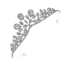 3Stk Silber Krone Braut Tiara Für Hochzeit &