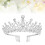 4Stk Silberne Tiara Mit Für Hochzeit Und 11