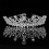 4Stk Silberne Tiara Mit Für Hochzeit Und 9