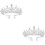 4Stk Silberne Tiara Mit Für Hochzeit Und 6