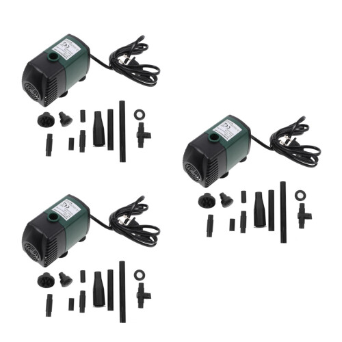 3Sets Submersible Teichpumpe Wasserzirkulation Aquarium Bunt 1