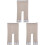 3Stk Baby Warmleggings Beige Kinderhose Elastisch Winter 3