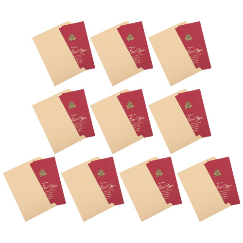 40Sets Romantische Grußkarten Material Für & Rot