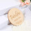 2Ud Placas De Madera Beige Bebé Mensuales Decorativas 3