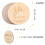 2Ud Placas De Madera Beige Bebé Mensuales Decorativas 2