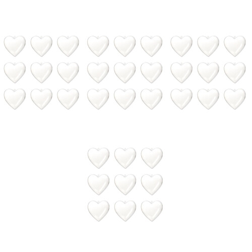 40Ud Esferas Transparentes Corazón Para Decoración DIY 2