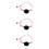3Ud Collar Para Reflectante Con Y Estuche Rosa 8