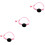 3Ud Collar Para Reflectante Con Y Estuche Rosa 5