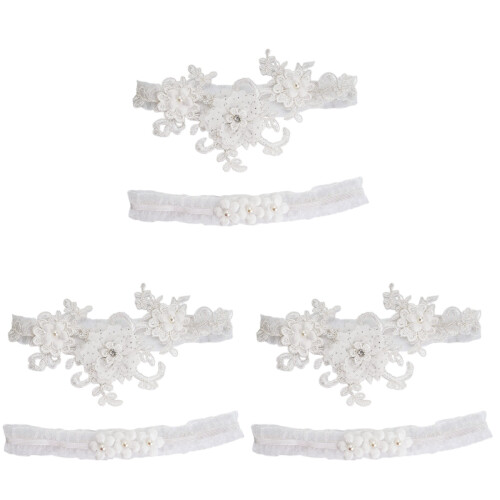 6Ud Ligas De Encaje Para Novia Accesorios 1