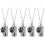 5Ud Urna De Para Perro Collar Negro Inoxidable 9