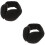 2Ud Orejeras Negras De Ajustables Para Mujer Unisex 6