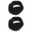 2Ud Orejeras Negras De Ajustables Para Mujer Unisex 5
