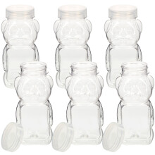 12Ud Hermético Transparente Con De Oso Para Miel