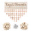 2Ud Pared Madera DIY Beige Con 50 Piezas Para Recordatorios 9