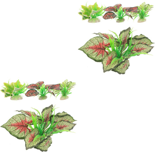 8Ud Ornamentales Simuladas Para Acuario, 2