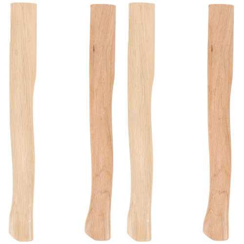 4Pièces Manche En Bois Pour Hachette Réparation Remplacement 1