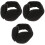 3Pièces Protection Hiver Noir Unisexe Pliable Réglable 3