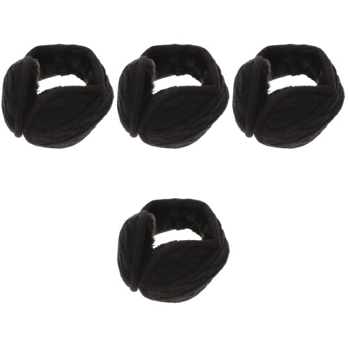 4Pièces Cache-Oreilles Unisexes Hiver Réglables Et Pliables 2