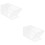 2Pièces Coffret -Crabes Transparent En Pour Aquarium 6