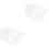 2Pièces Coffret -Crabes Transparent En Pour Aquarium 3