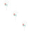3Pcs White Iron Insert Stakes Cemetery Decorative Lawn and Yard Decor 9