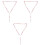 3Pièces Colliers Croix Bébé Durable Pour Baptême Shower Et Communion 3