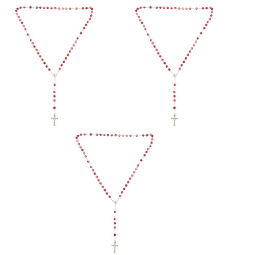 3Pièces Colliers Croix Bébé Durable Pour Baptême Shower Et Communion 2