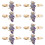 8Pz Fermacolli Clip Decorativa Per Camicie E Colorate 7