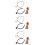 6Pz Anti- Per Animali Colorati Con 8