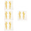 4Paia Patch Cucite Appliques Per Da Sposa E 7