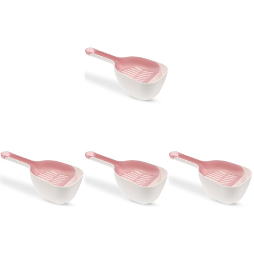 4Set Lettiera Rosa Per Pulizia Lettiera 1