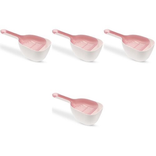 4Set Lettiera Rosa Per Pulizia Lettiera 2