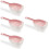 4Set Lettiera Rosa Per Pulizia Lettiera 7