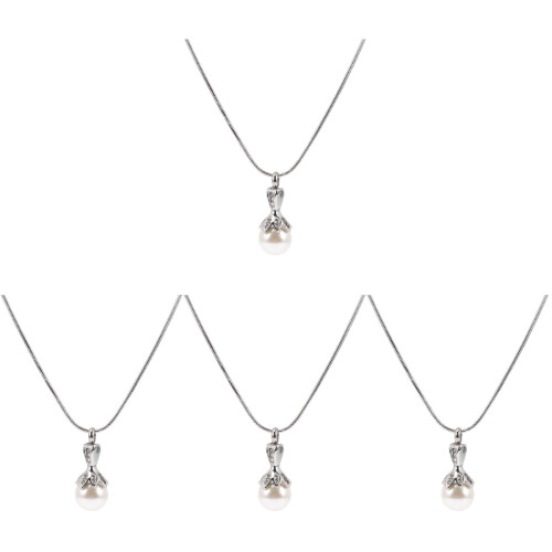 4Pz Collana Urna Cristallo Decorativa 2