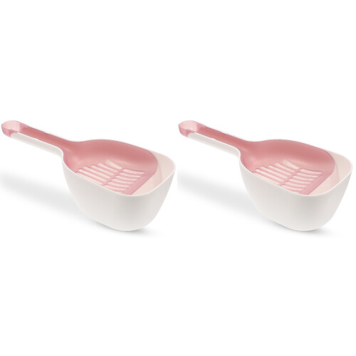 2Set Lettiera Rosa Strumento Pratico E 1